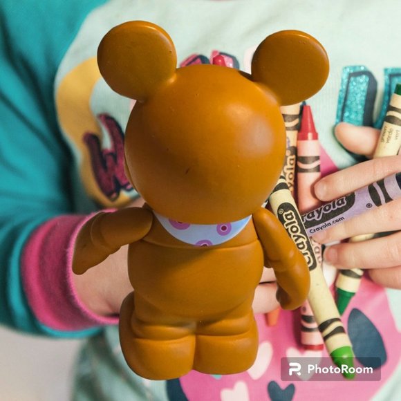 Disney Vinylmation Fozzie Bear 3" The Muppets Series 1 Artist Signature Preowned - Picture 2 of 6